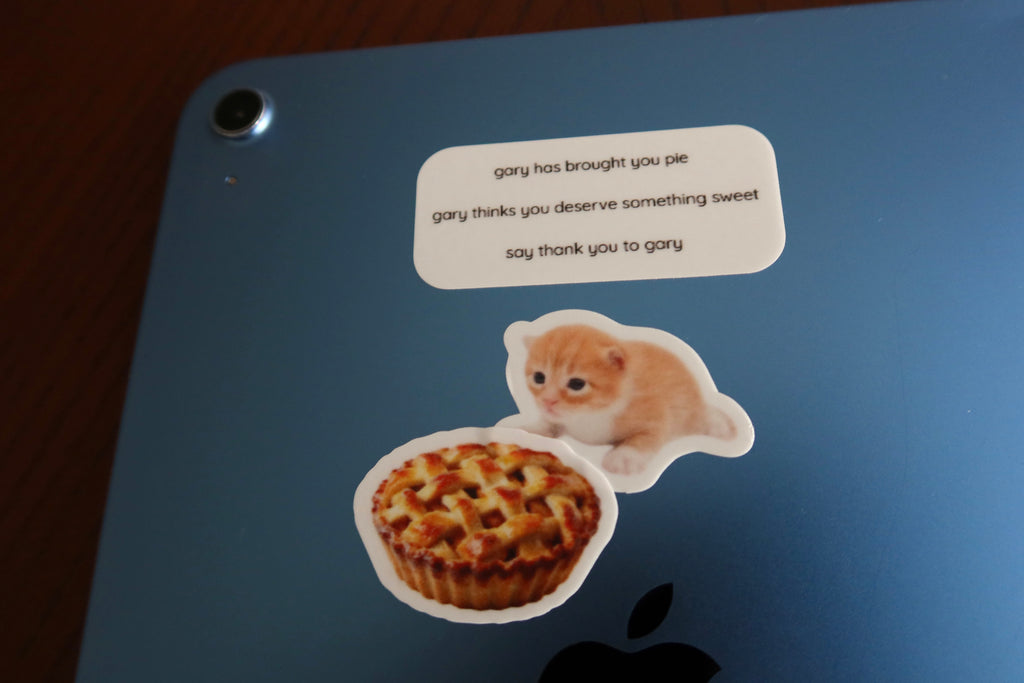 thank you gary sticker sheet - fall