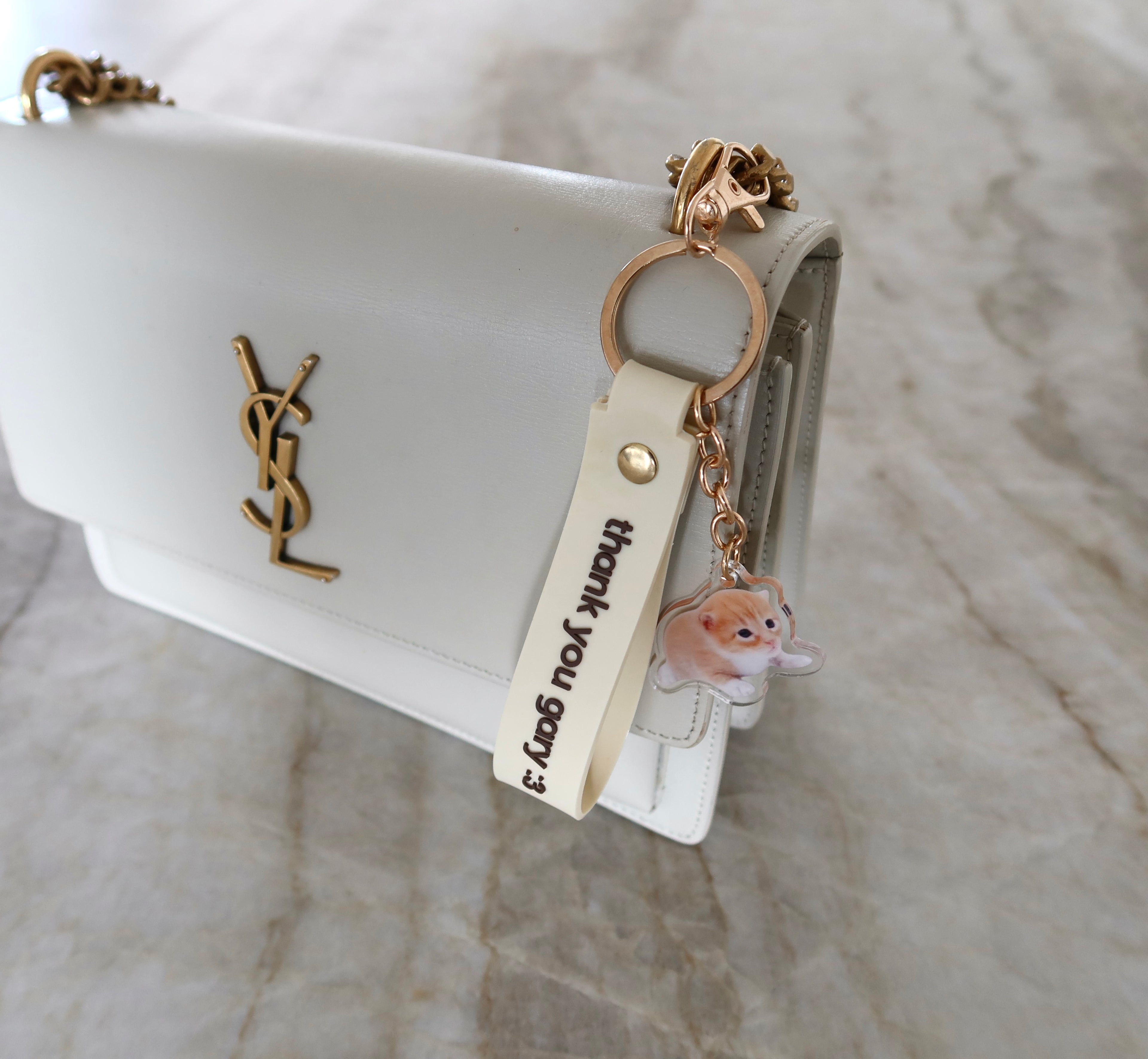 strapped keychain