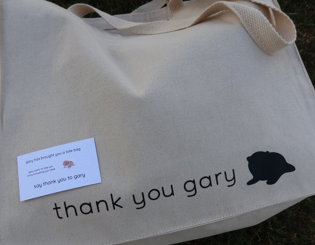 embroidered tote bag