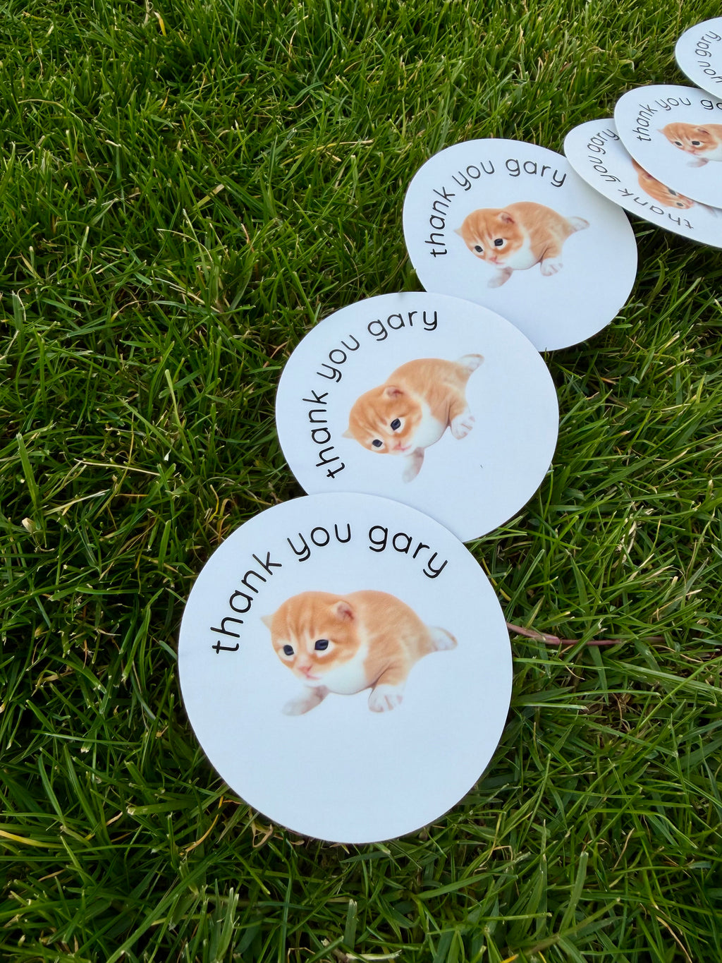 white vinyl sticker (free shipping)