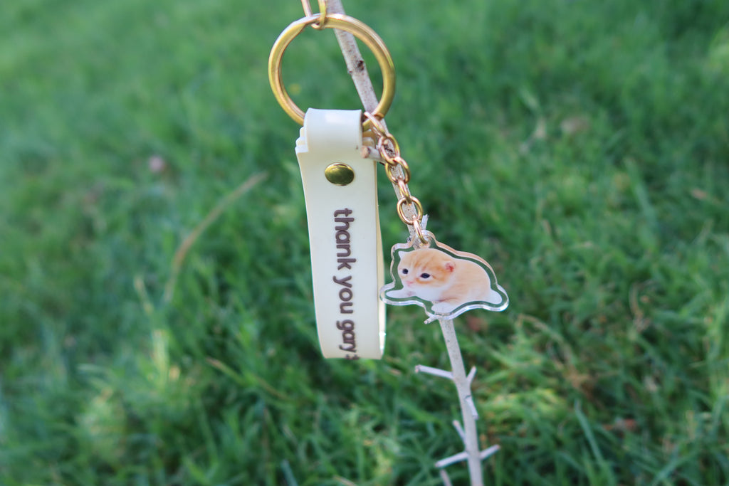 strapped keychain