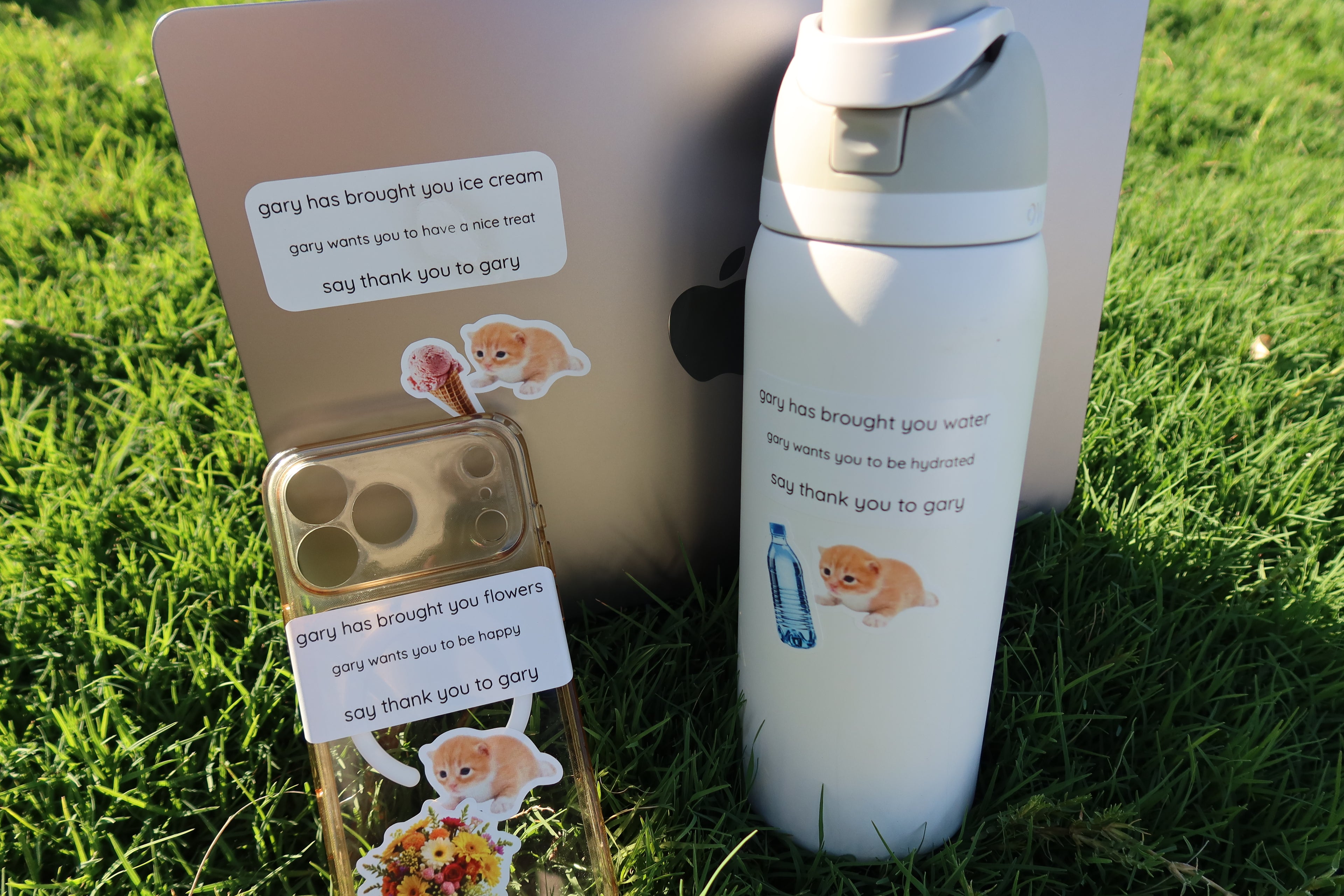 thank you gary sticker sheet - summer