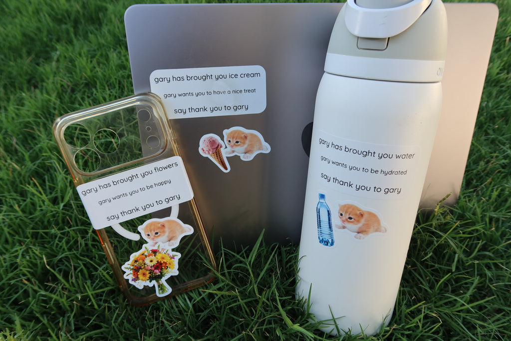 thank you gary sticker sheet - summer