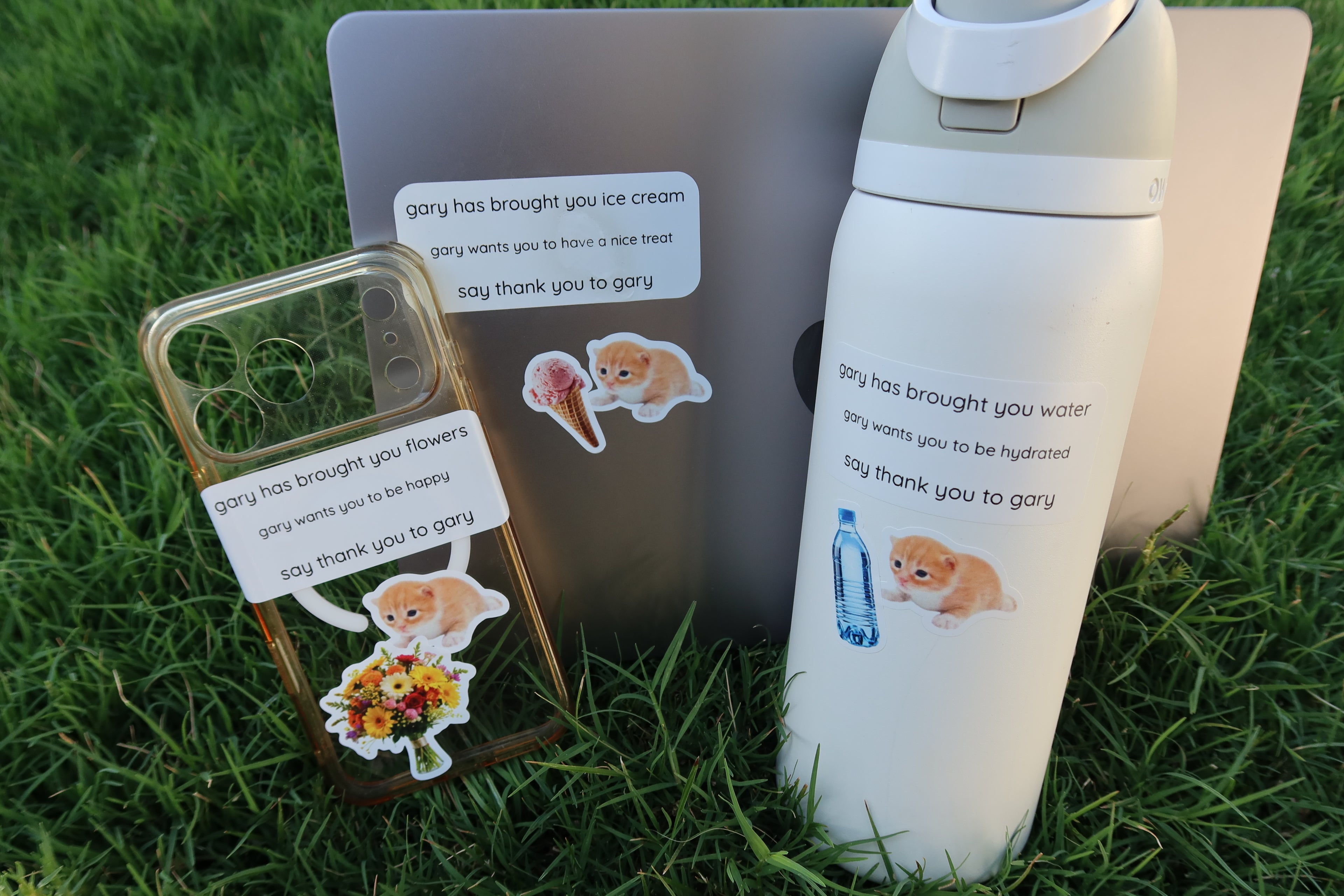 thank you gary sticker sheet - summer