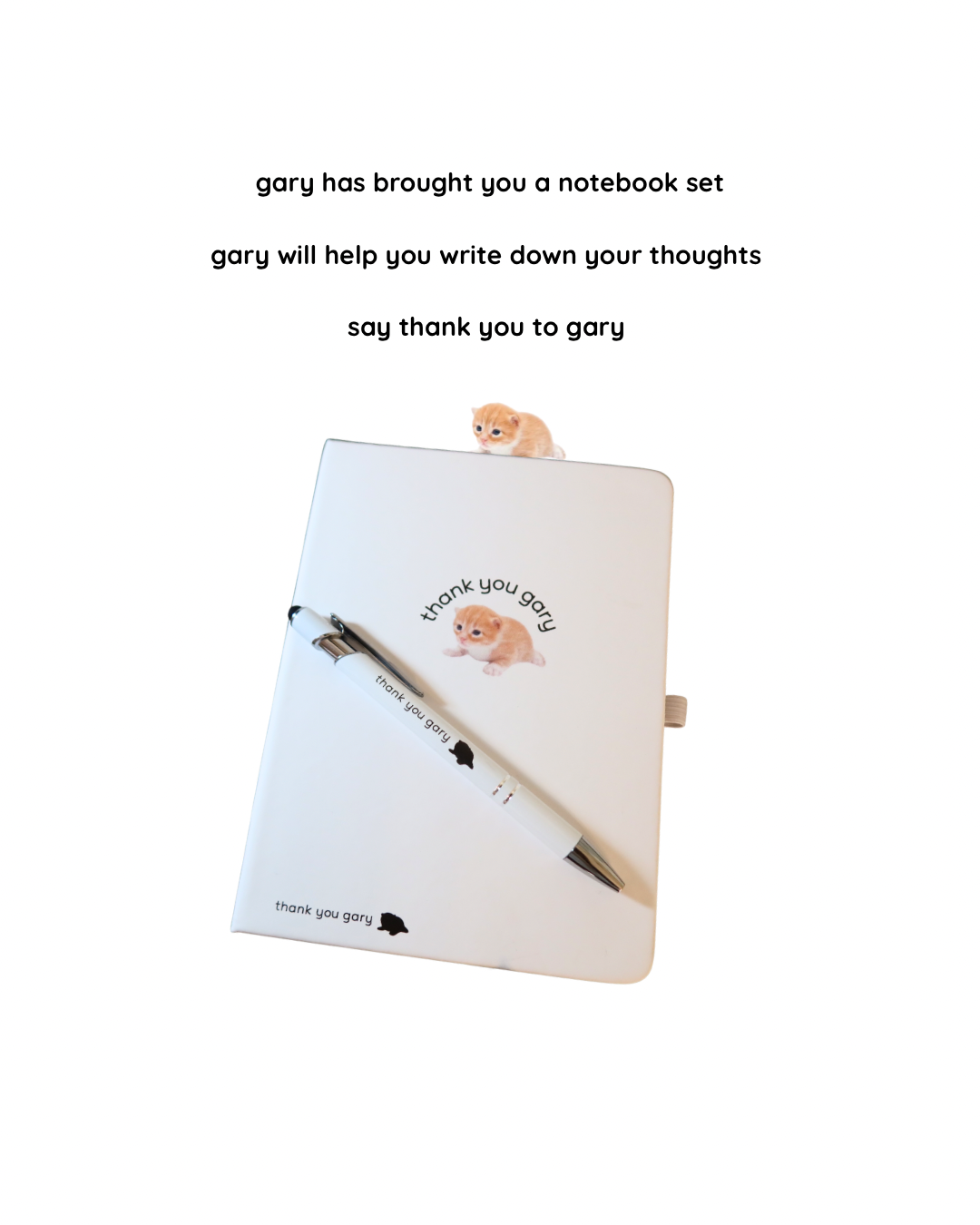 thank you gary notebook set