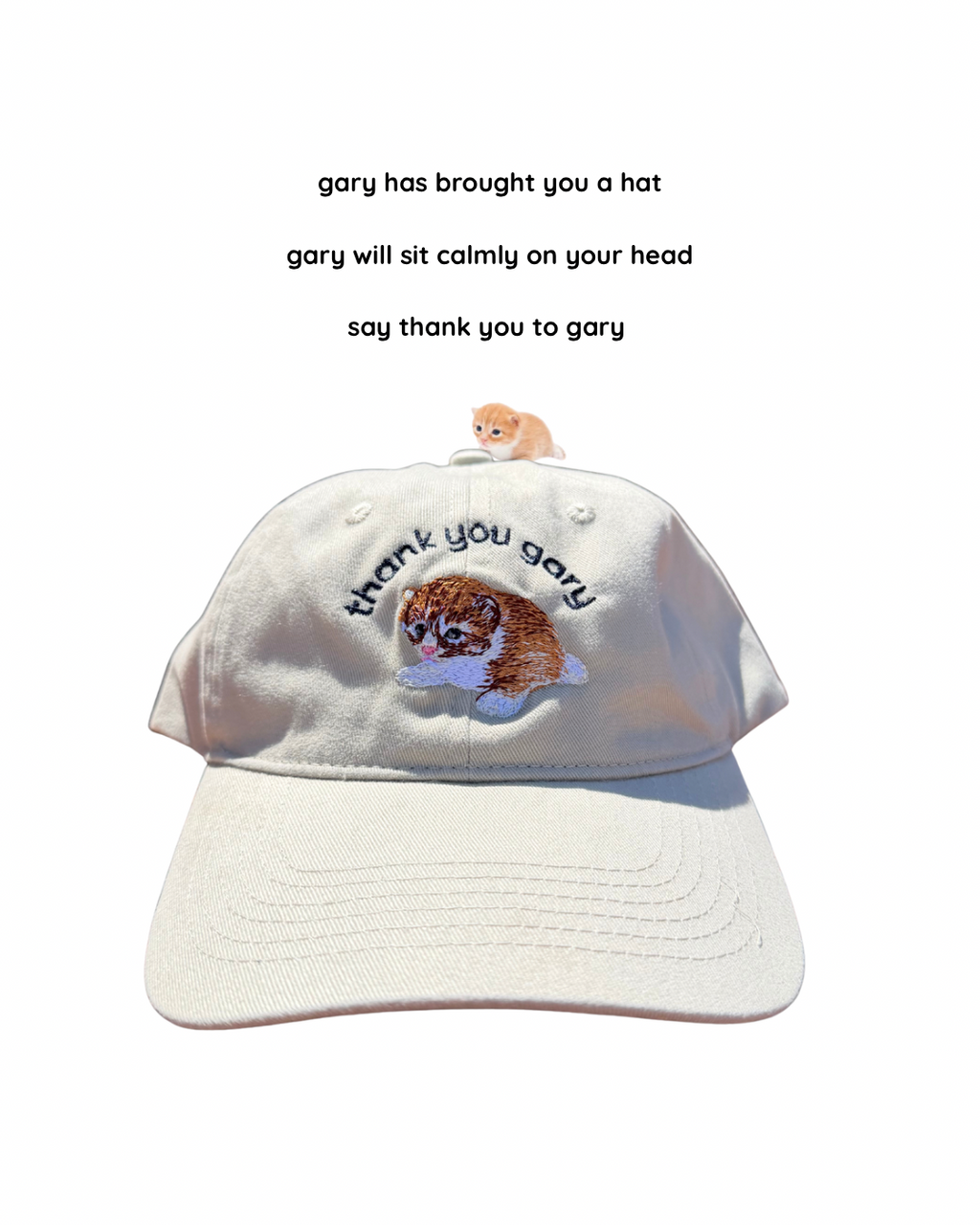 thank you gary hat - v1 (beige)