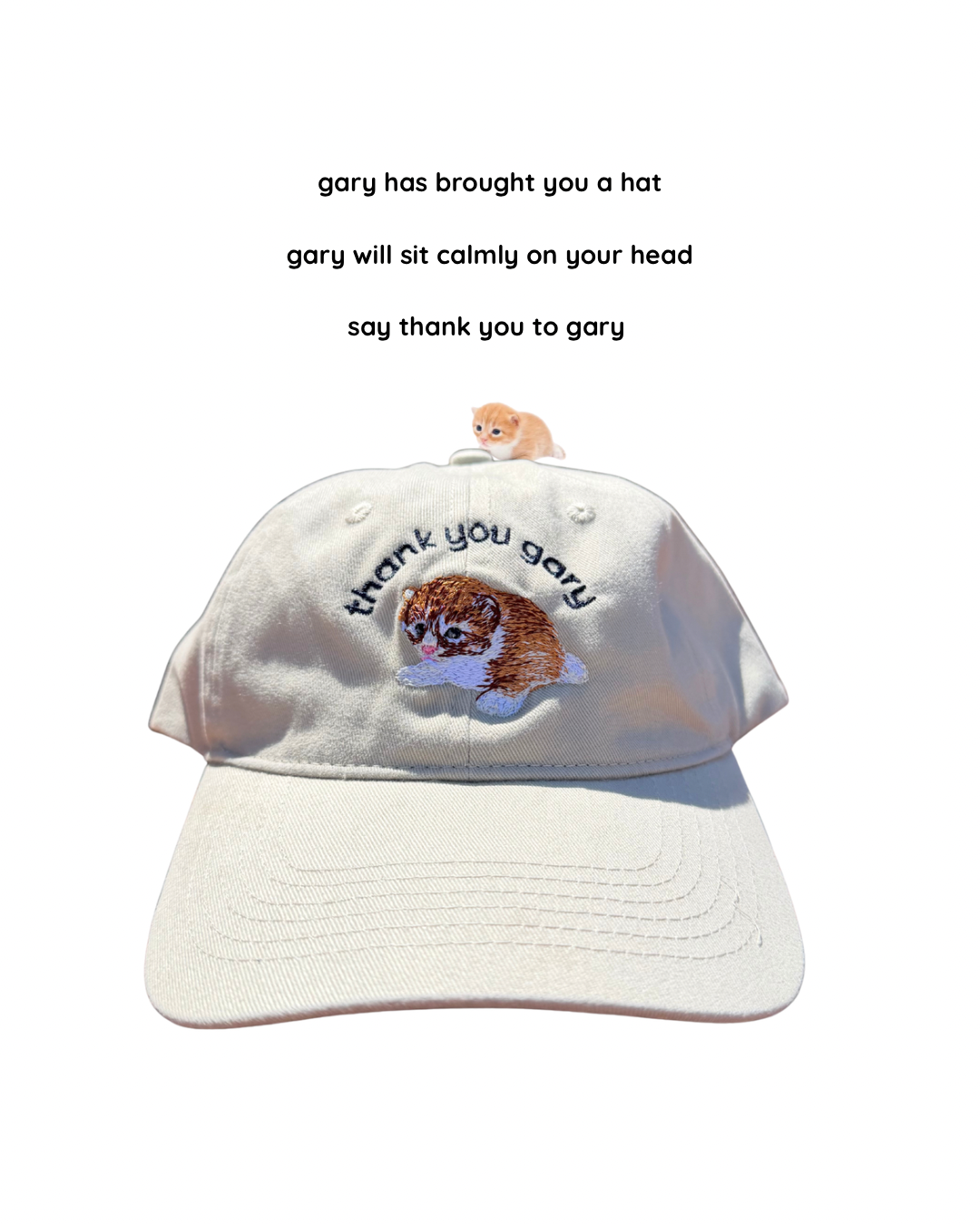 thank you gary hat - v1 (beige)