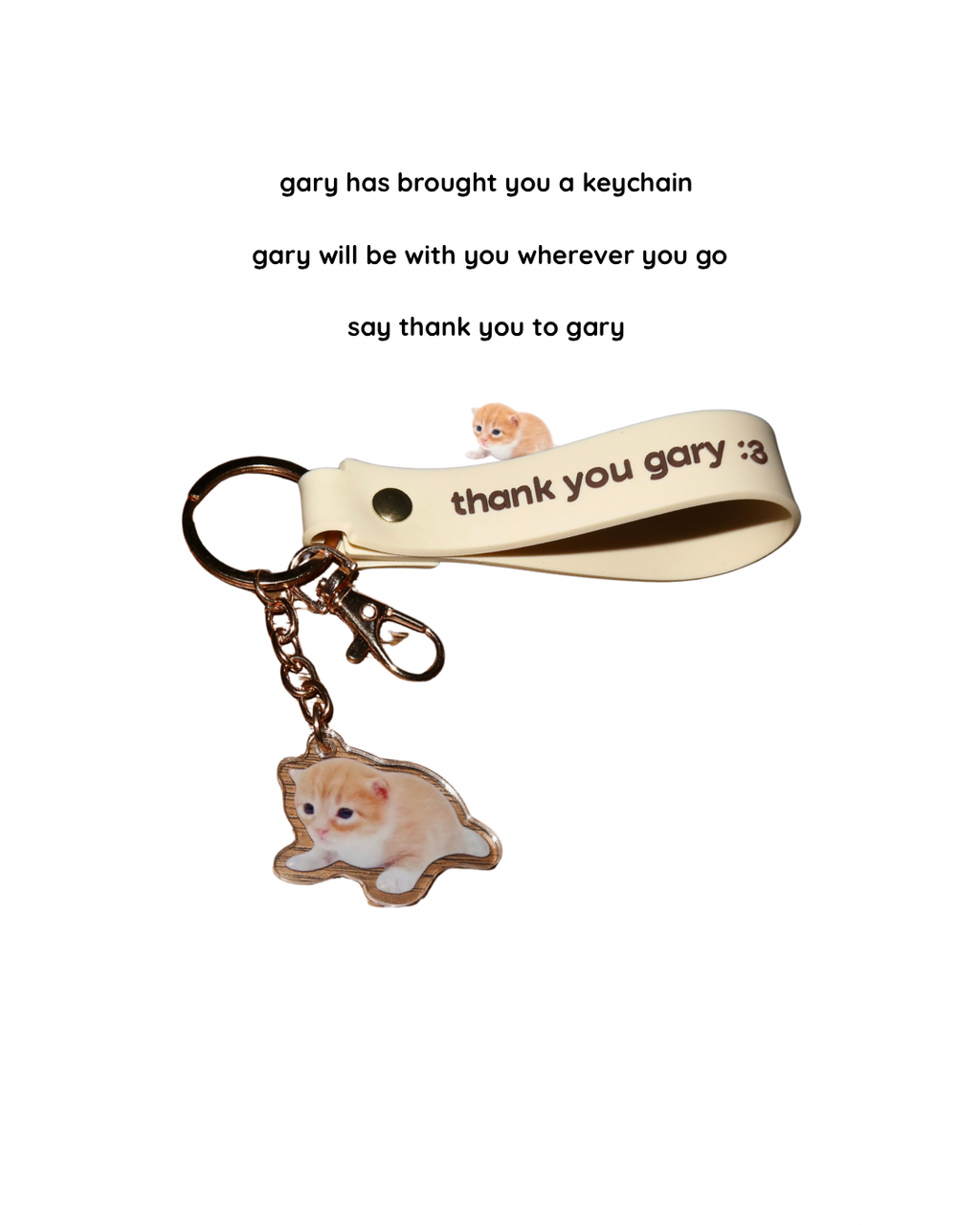 strapped keychain