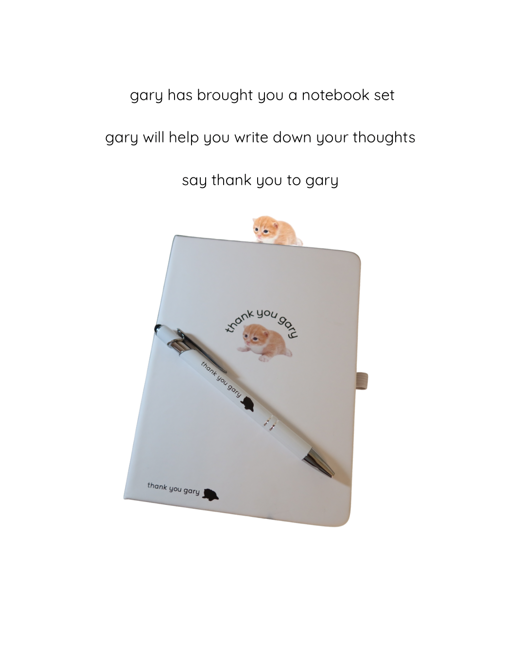 thank you gary notebook set